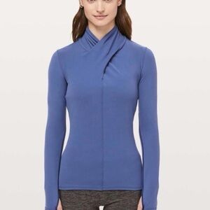 Lululemon Athletica Ethereal Long Sleeve Top in Gatsby Blue